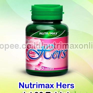 Nutrimax Hers Isi 30 Vitamin Herbal Pelancar Menstruasi Datang Bulan Tidak Teratur Lancar