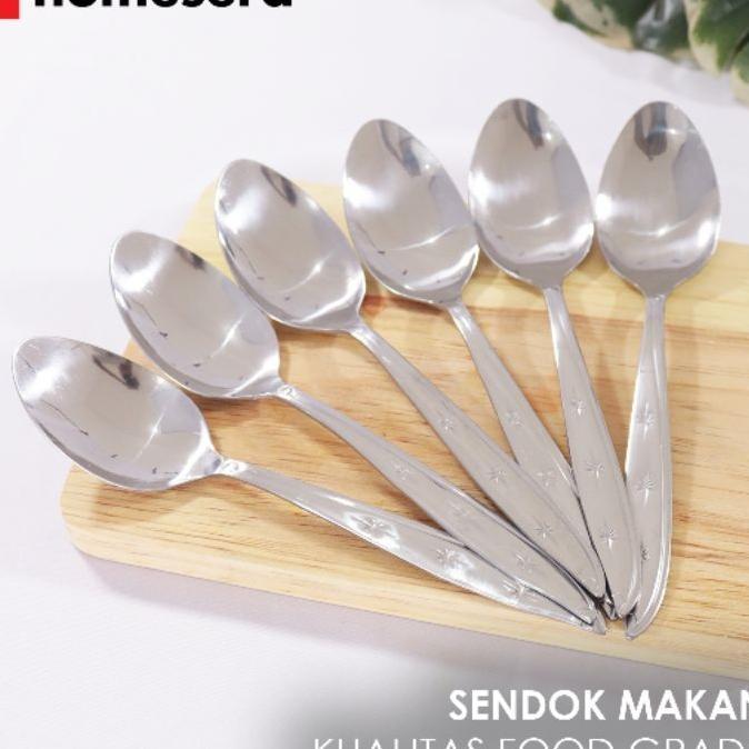 Sendok Stainless Doll ( 6 Biji ) | Sendok Makan | Sendok Stainless