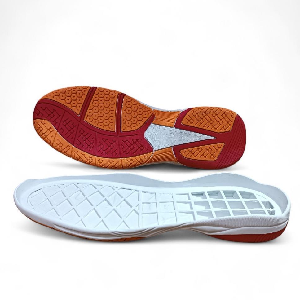 Sol Alas Tapak Bawah Sepatu Badminton Vollyterlaris Bahan Karet Outsole Futsal Kekinian Size 38 - 43