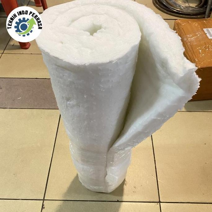 Insulasi glasswool putih lembaran tahan panas