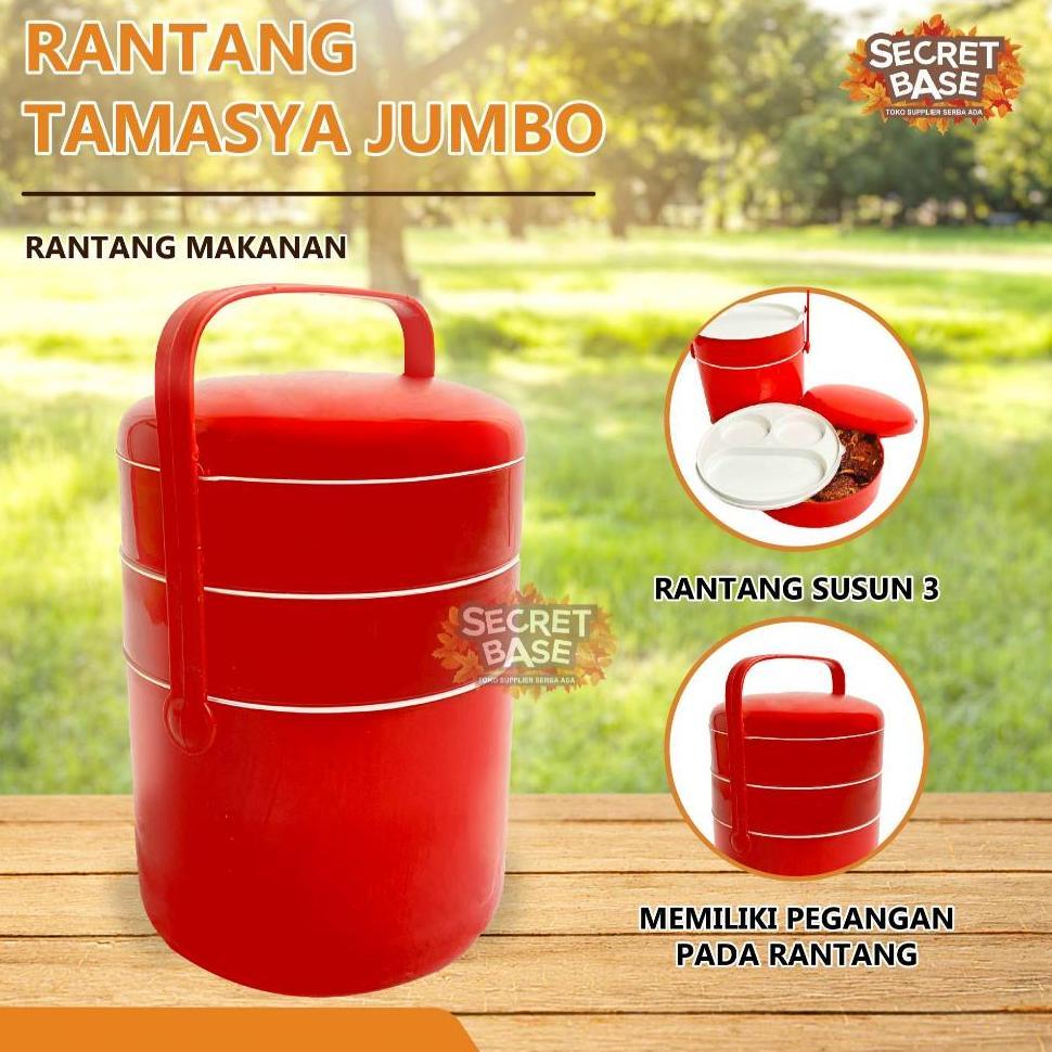 Rantang Tamasya Jumbo - Rantang Susun Plastik / Tempat Bekal Makan