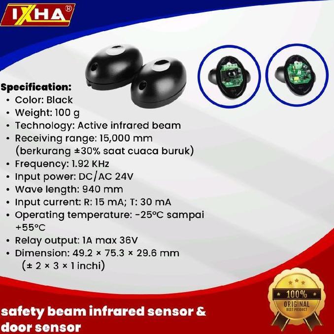 safety beam infrared sensor & door sensor