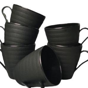 Cangkir 1 Lusin Isi 12 Pcs Gelas Cangkir Kopi Jadul Kecil Hitam Set 12 Pcs Cangkir Plastik Ulir