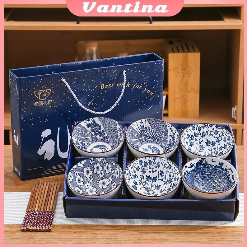 Mangkok Set Hadiah Pernikahan Premium Peralatan Makan Porselen /Mangkok Set Keramik Souvenir Mangkok
