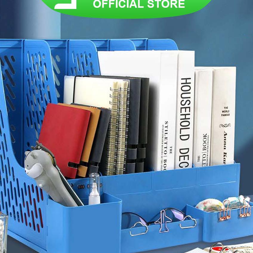 Desk Organizer Stationery File Organizer Rak Meja Kantor Buku - Fo001