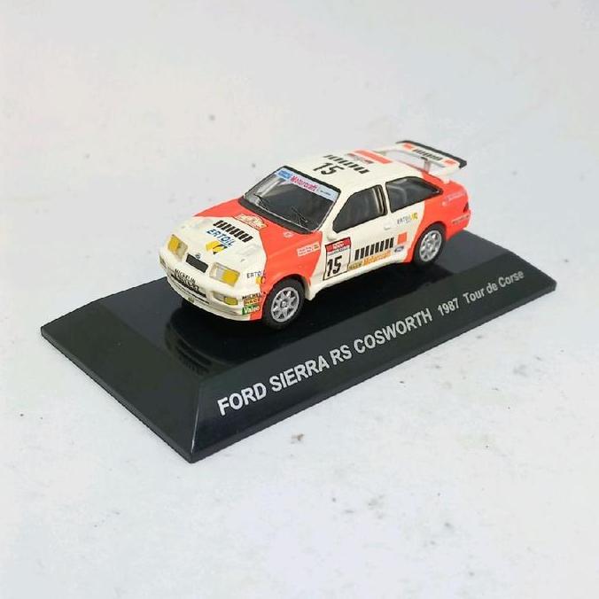 CMS CM'S FORD SIERRA RS COSWORTH 1987 TOUR DE CORSE RALLY CAR COLLECTION LOOSE DIECAST 1/64 (S)