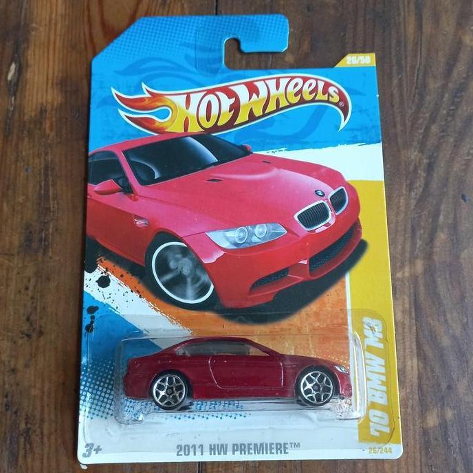 HOT WHEELS '10 BMW M3 MERAH DIECAST (s)