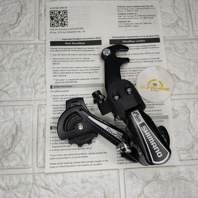 RD 5 6 7 Speed SHIMANO TOURNEY TY21B Rear Derailleur Medium Jepit Catok As Belakang Sepeda MTB Feder