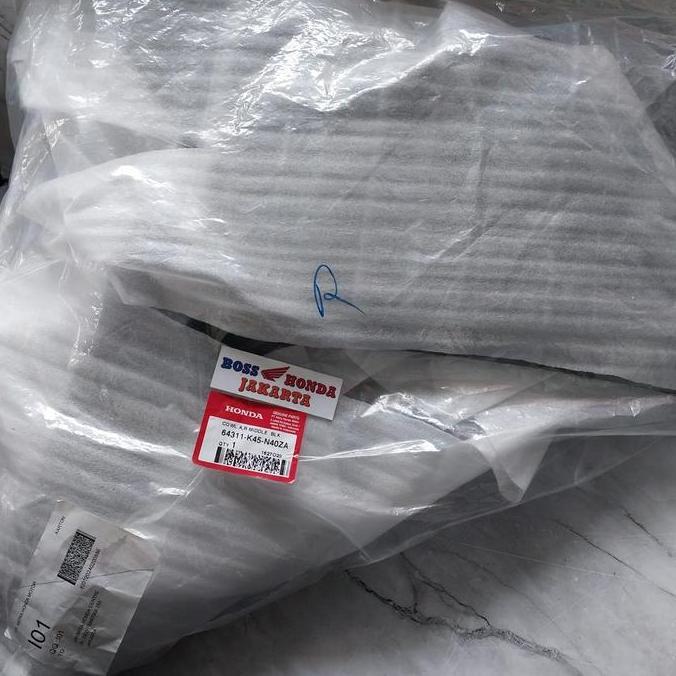 Ready SPAREPART CBR 150 K45G : 64311-K45-N40ZA FAIRING TENGAH KANAN HITAM CBR 150 K45G ORI AHM