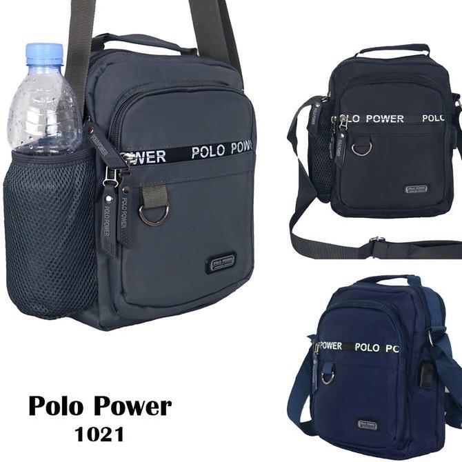 NEW TAS SELEMPANG BAHU SLING BAG POLO POWER TAS SLEMPANG PRIA WATERPROOF TAS IPAD KERJA KANTORAN FAS