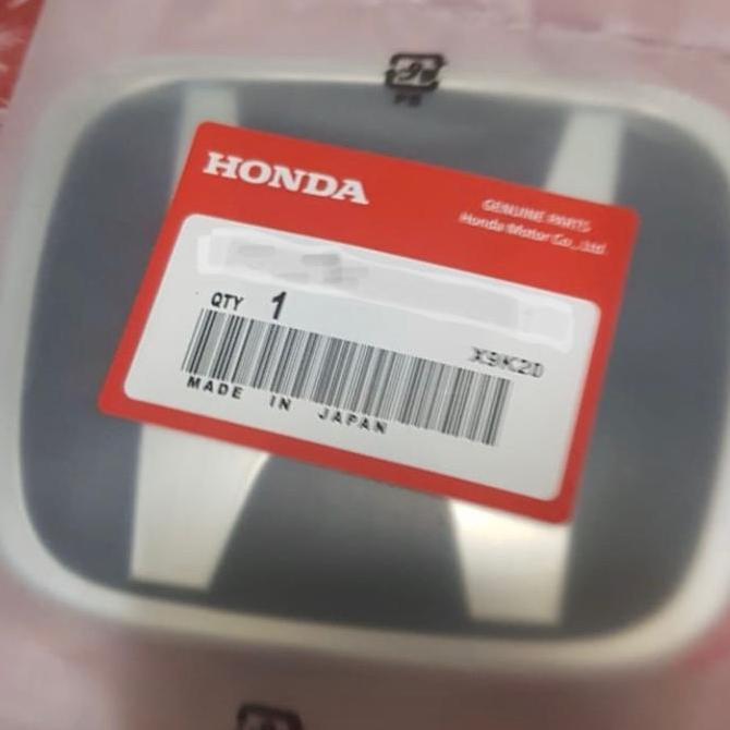 Ready Black Emblem logo hitam Honda Civic ES 01-05 JDM TypeR style glass look