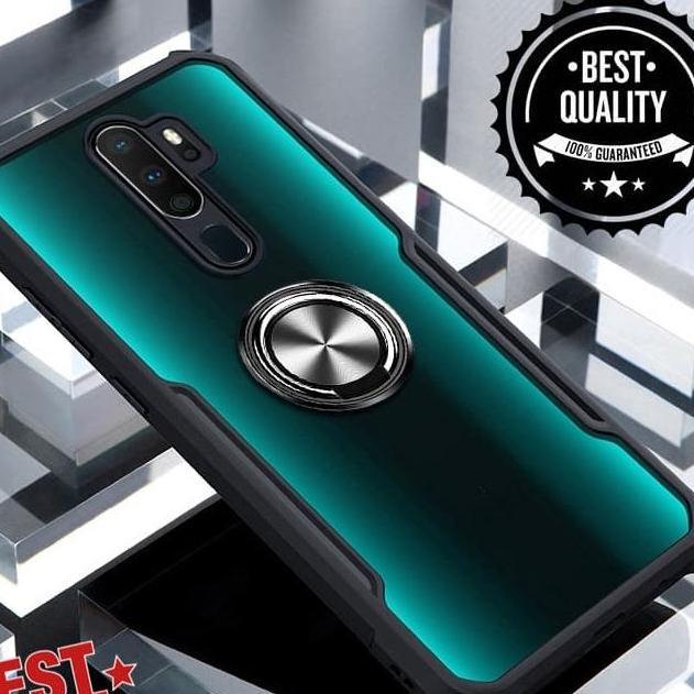 Case  untuk Oppo A5 2020 A9 2020 Ring Transparant CLEAR standing ring SERIES murah