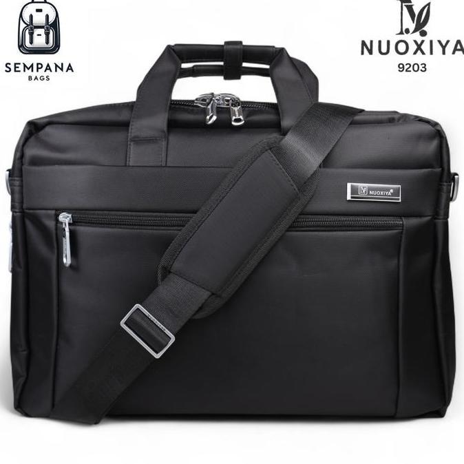 Murah Nuoxiya 9203 Tas Selempang Laptop / Tas Kantor Pria Eksekutif Multifungsi / Tas Laptop Suitabl