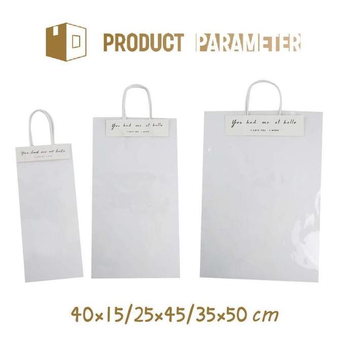 PODAMANS 20pcs plastik buket transparan Hadiah seperti karangan bunga/boneka/makanan penutup tas buk