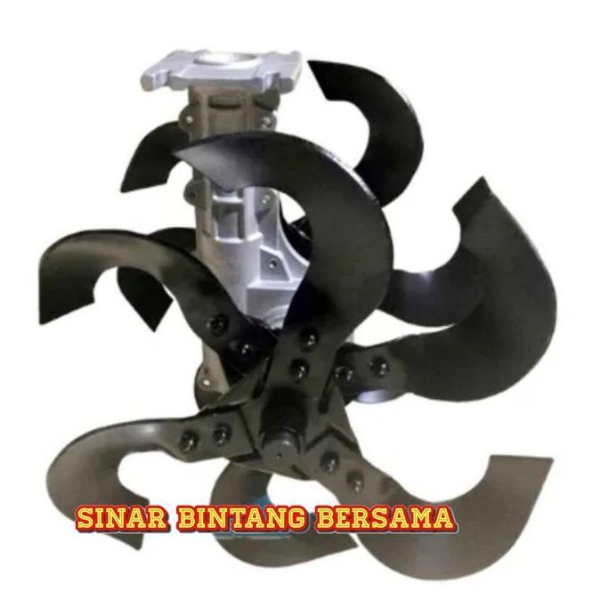 MINI TILLER PEMBUAT PARIT / PENGGEMBUR TANAH UNTUK MESIN POTONG RUMPUT