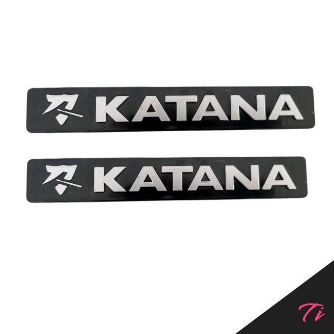 Emblem Logo Mobil Suzuki Katana / Emblem Katana / Tulisan Katana