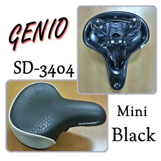 Saddle Sepeda Mini Per / Sadel Motor Listrik Genio Sd 3404 Bigblack