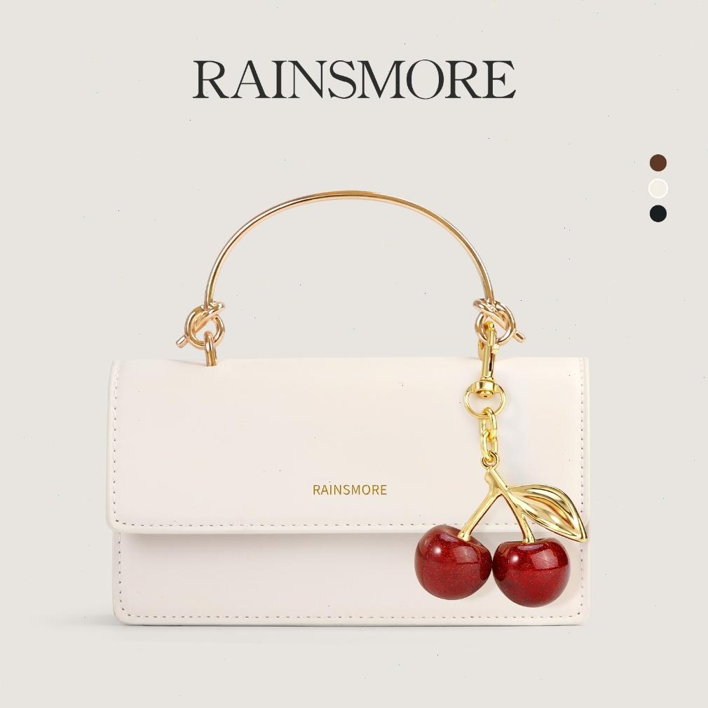 Bagus Rainsmore Tas Selempang Wanita Kotak Kecil Elegan Dengan Tali Rantai, Bahan Premium & Mudah Di