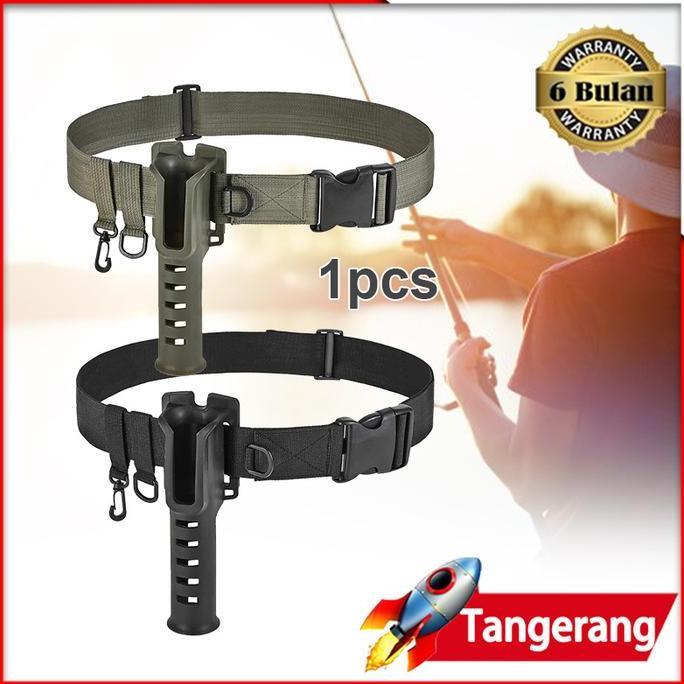 DEFAECO Belt Sabuk Dudukan Joran Mancing Holder Serbaguna Casting