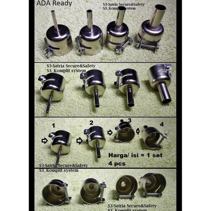 Corong Solder Uap LK8032 mata blower kepala Nozzle Lion King LK 8032