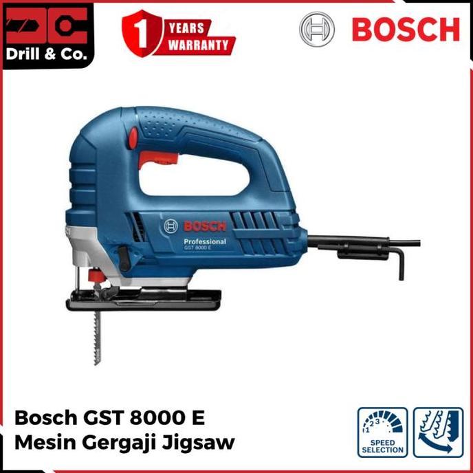 Bosch Gst 8000 E Mesin Gergaji Jigsaw / Gergaji Jigsaw