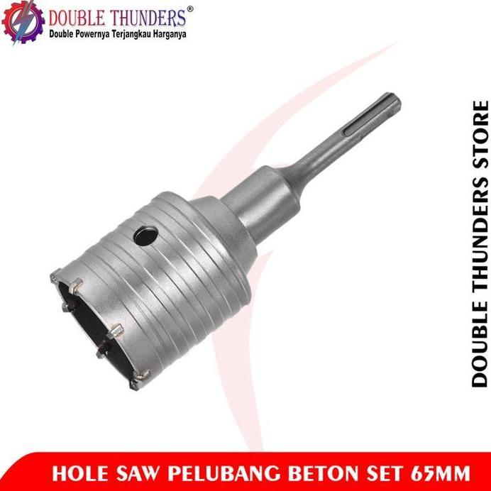 DT Hole Saw Beton Set 65MM Hole Saw Pelubang Beton Set 65mm