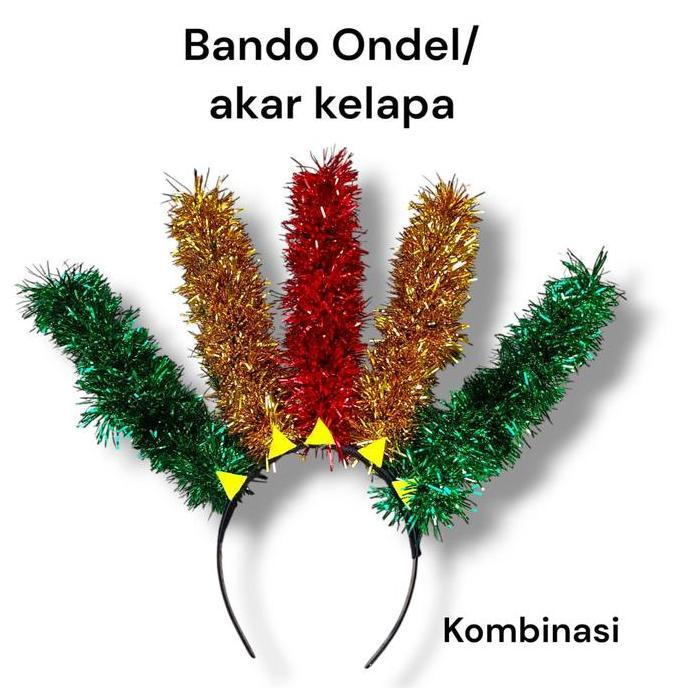 Bando Bandana Ondel Ondel Akar Kelapa Untuk Tari