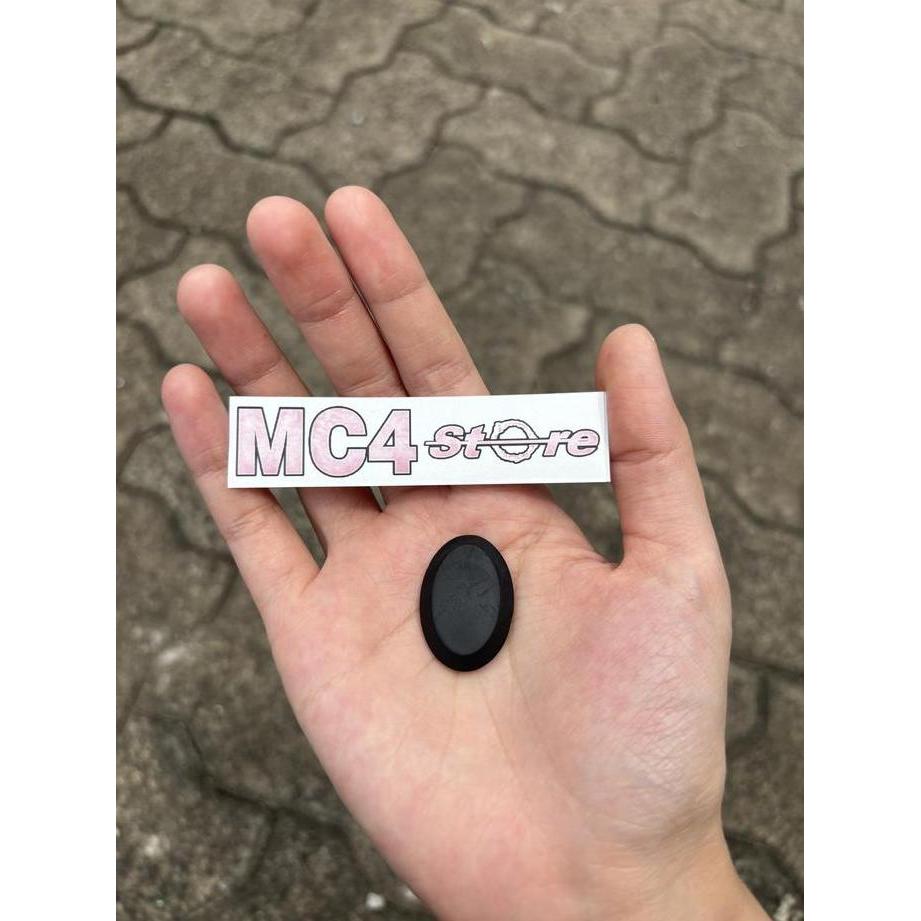 Tutup spion karet H2C S2R FastBikes dll universal spion kotak hitam satuan atau 1 set.