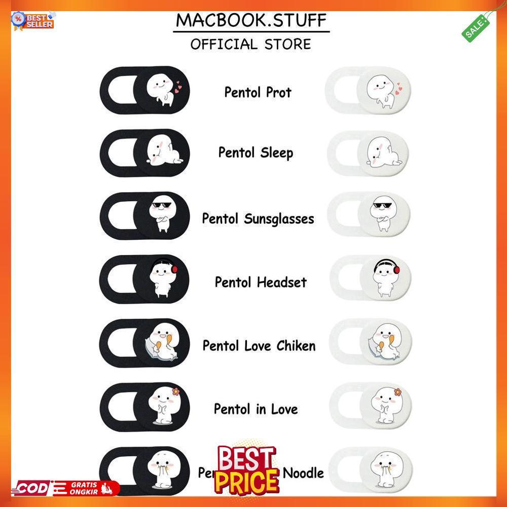 Custom Pentol Pelindung Penutup Webcam Kamera Cover Camera Depan Laptop Hp Asus Dell Samsung [C1]