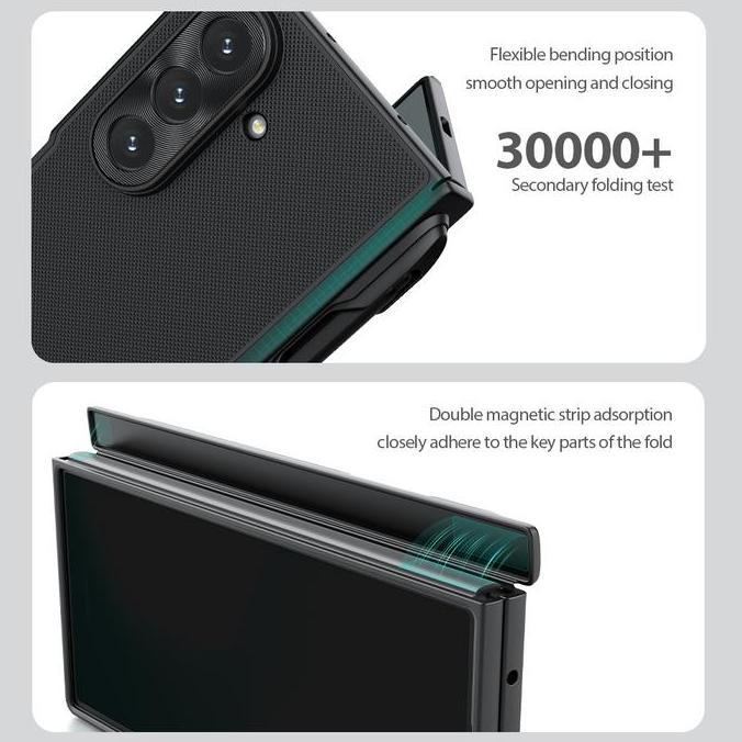 Ceangailte- Case Compatible With Samsung Galaxy Z Fold7 / Z Fold 7 Nillkin Frosted Fold Casing