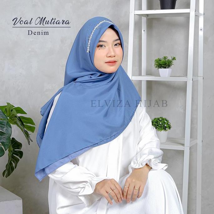 Chiusura- Elviza - Segiempat Voal Paris Payet - Jilbab Segi Empat Paris Ultrafine Paris Nyaman Musli