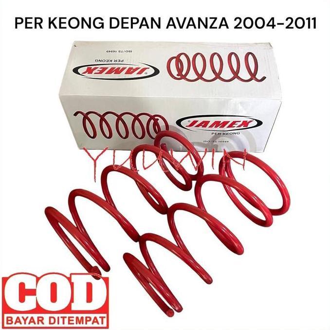 Per Keong Depan Avanza Xenia Jamex - Coil Springs Jamex Avanza 2004-2011 Hemat