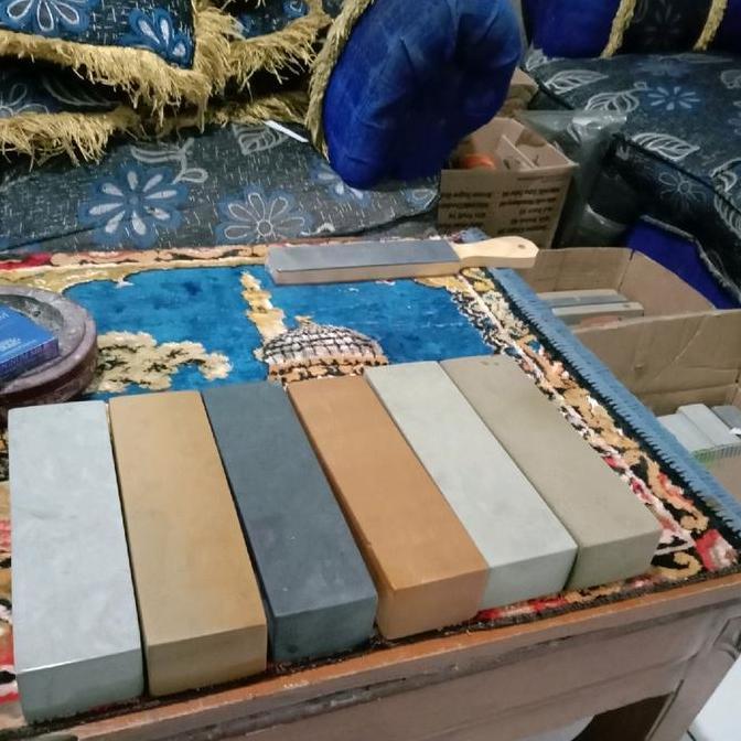 Batu asah isi 6 pcs..dimensi 14x3x3 cm grid 1000,4000,6000,8000,12000,800 GS