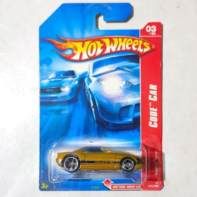 Hotwheels Hot Wheels Muscle Tone emas 2007 Code Car rare