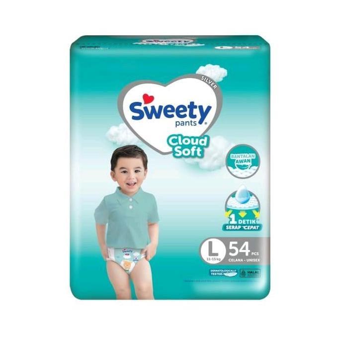 Pannolino- Sweety Silver Semua Ukuran Ada Disini Nbs Perekat S M L Xl Xxl - Kemasan Standar Dan Jumb