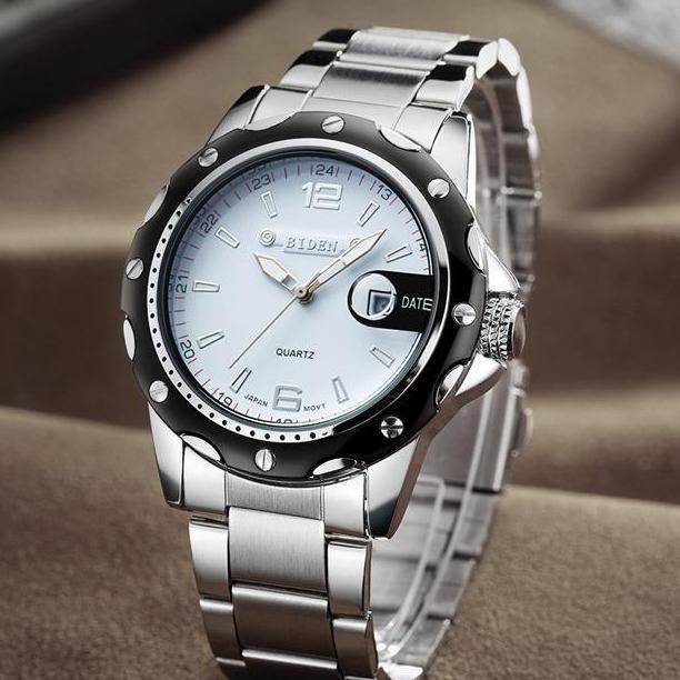 Cloknlok- 003 Harga Telah Diganti, Cepat BeliBiden Jam Tangan Olahraga Kuarsa Otomatis Date Tali Sta