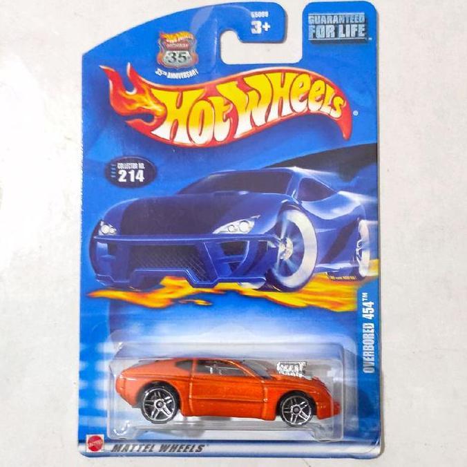 Hotwheels Hot Wheels Overbored 454 orange 2003 blue card