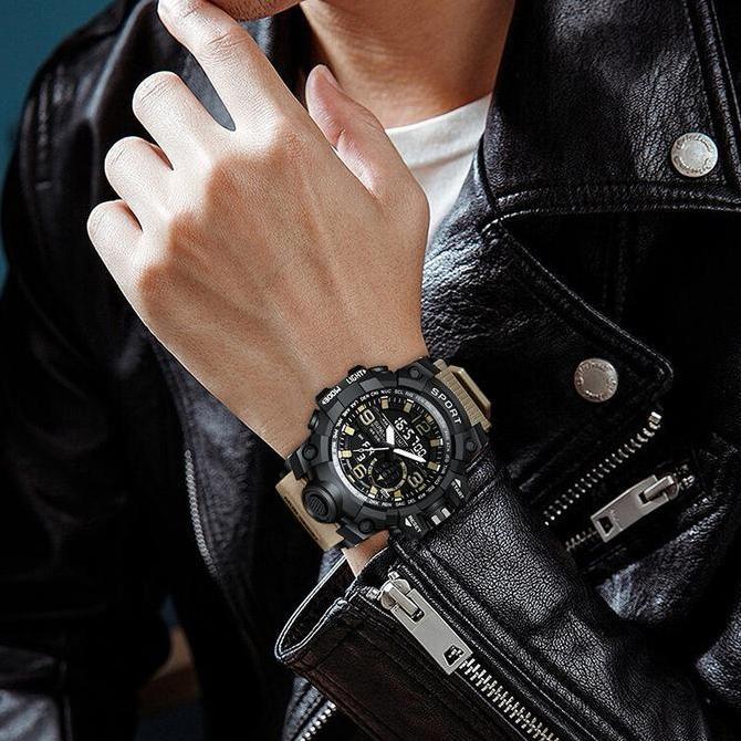 Cloknlok- Sunlifex Jam Tangan Pria Original Olahraga Jam Digital Multifungsi Jam
