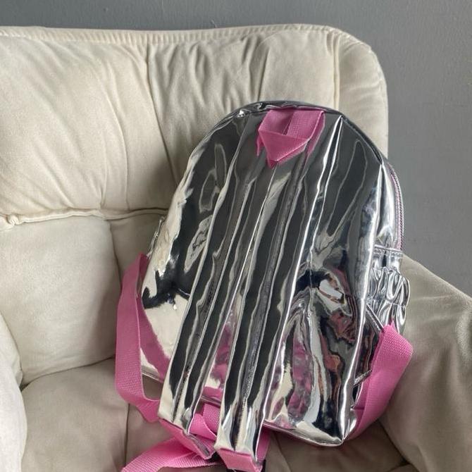 Tas Ransel Wanita Hologram /Tas Gemblok Mini/Ransel Sekolah Anak HI