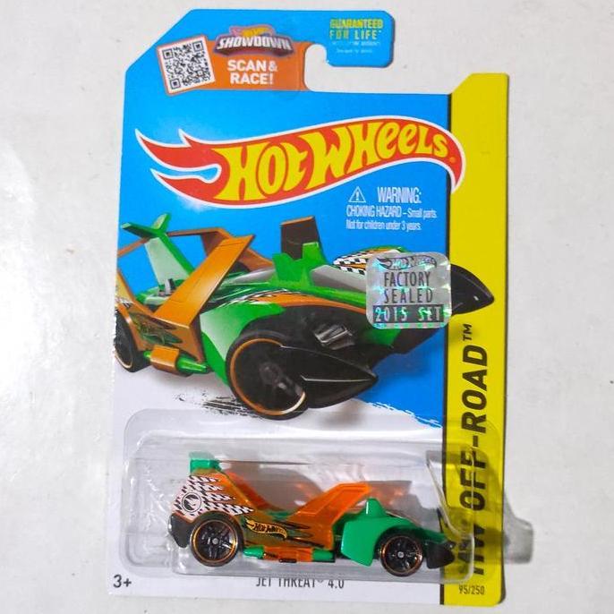 Hotwheels Hot Wheels Jet Threat 4.0 hijau Factory Sealed 2015 TH Reg