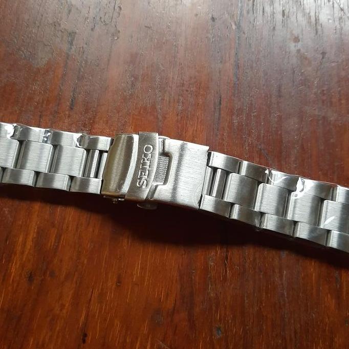 Cloknlok- Tali Rantai Oyster Seiko - 22Mm Tali Rantai Jam Tangan Solid Stainless