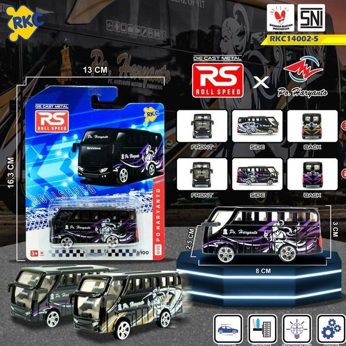 Diecast Metal RS Roll Speed 1:64 Mobil Polisi PJR, SABHARA dan Mobil Indonesia