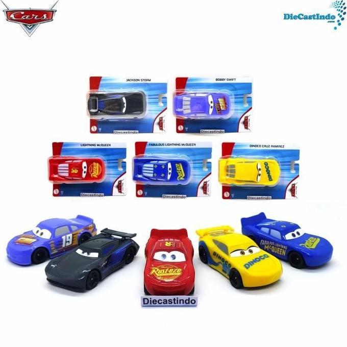 Mainan Anak - Cars Lightning McQueen Disney Pixar Car Original Mattel Ban Plastik