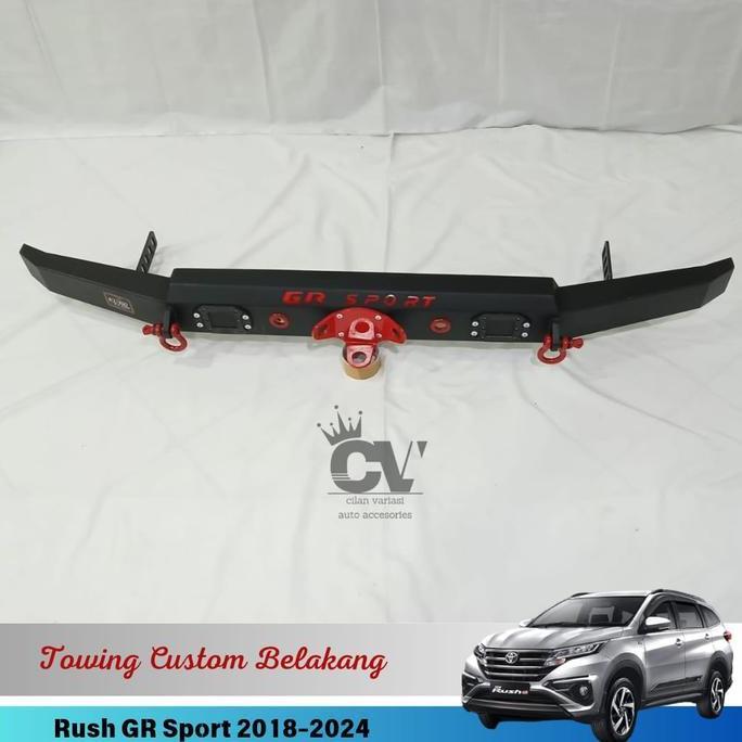 Towing Besi Belakang Model Custom Mobil Rush Gr Sport 2018 - 2024 Asli
