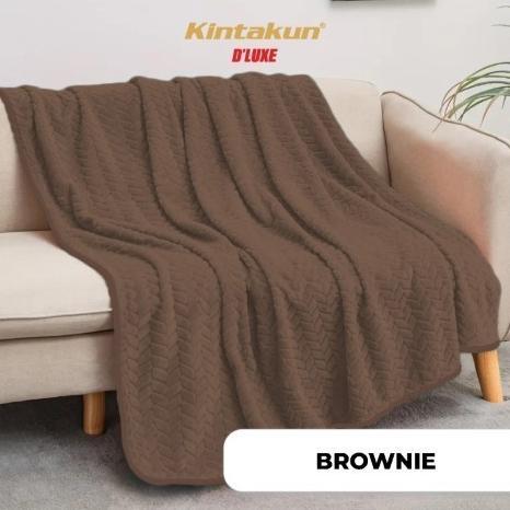 Kintakun Selimut Luxury Jacquard - Uk 160x200 Cm Selimut Bulu Polos Lembut & Mewah DISKON