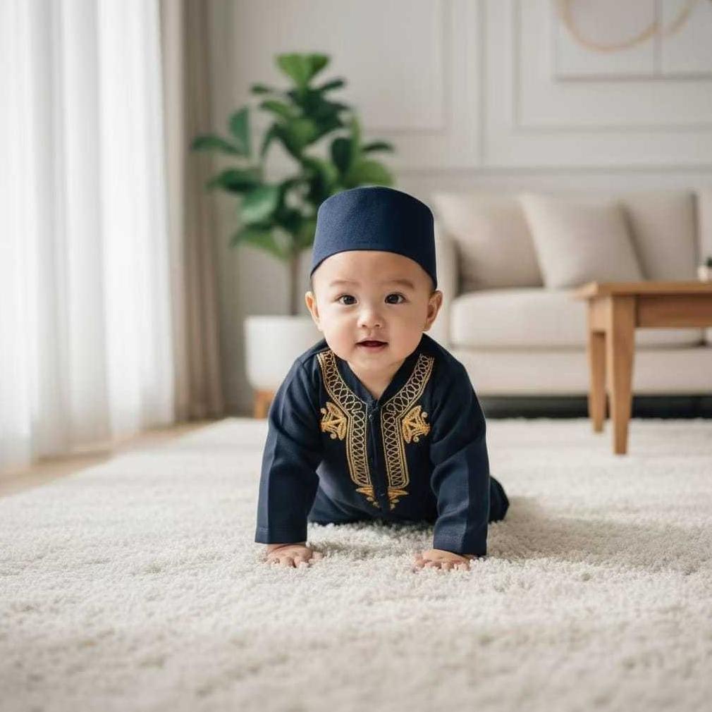 best sale romper koko bayi 0 6 bulan jumper koko peci anak laki laki baby koko baju bordir anak
