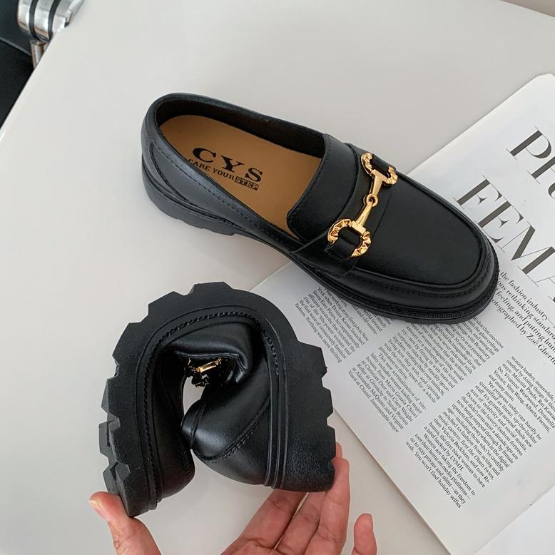 Murah Cys Sepatu Docmart Loafers Wanita Fashion Korea Kekinian Formal Spt-44