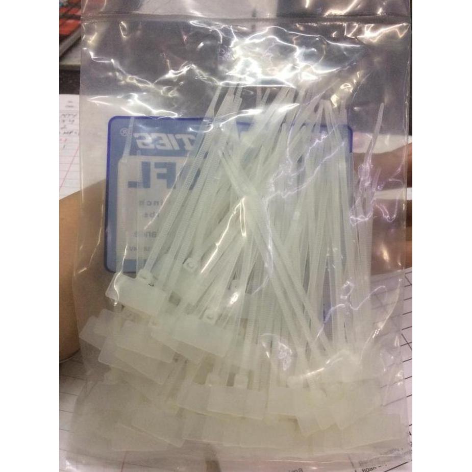 Kabel Ties Lable 10 cm/ Kabel Ties Bendera / Lable Ties / Label Ties