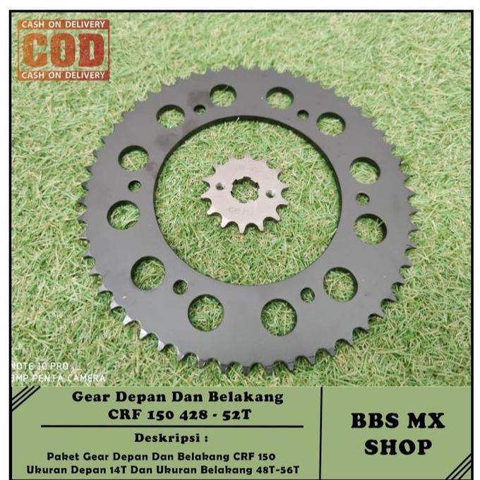 Gear Depan dan Belakang CRF 150 14T-52T