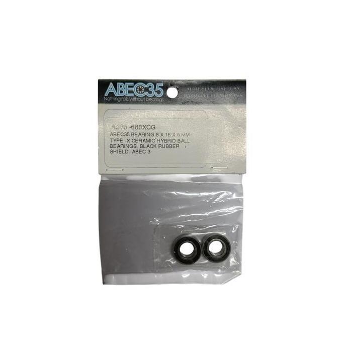 TERLARIS!! SPARE PART RC ABEC35 BEARING 688XCG BALL BEARING 18 X 16 X 5MM TYPE-X CERAMIC HYBRID XCG